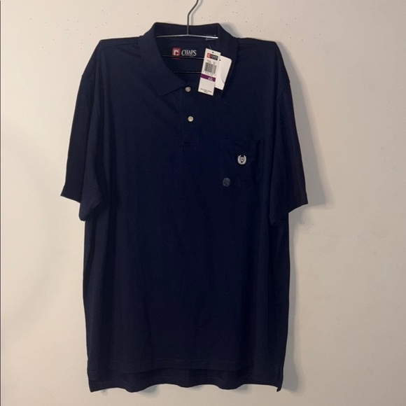 Chaps Blue Polo Shirt Classic Style - Picture 4 of 9